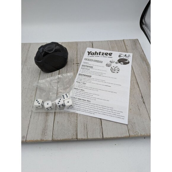 2014 Yahtzee Dice Cup Instructions Classic Hasbro Dice Game Replacements - Picture 1 of 6